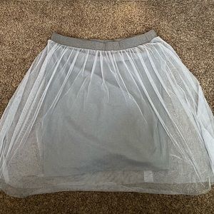 Tulle grey skirt from Torrid
